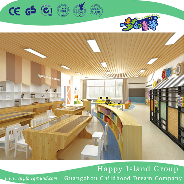 School Wooden Style Classroom Whole Solution for Toddler (HG-6)