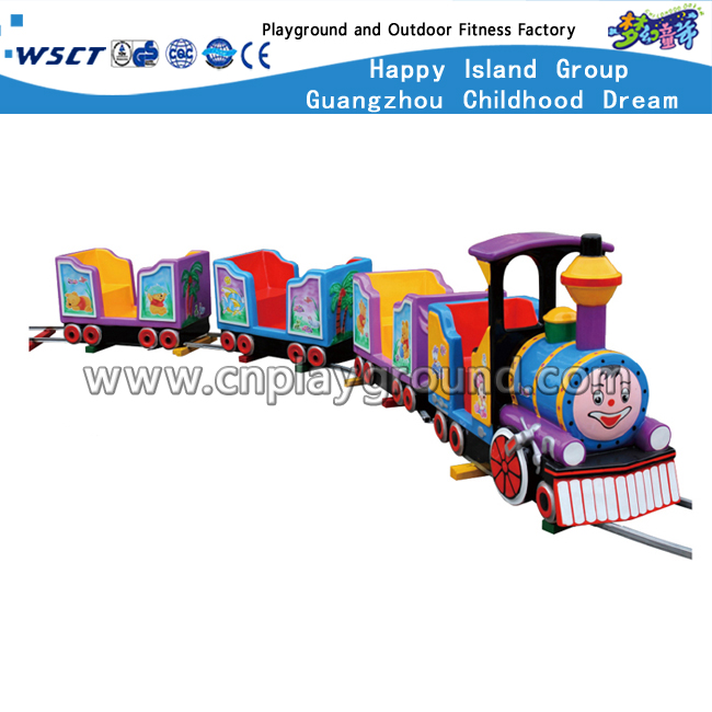 4 Seats Cartoon Design Round Small Electric Railway Train (A-10402)