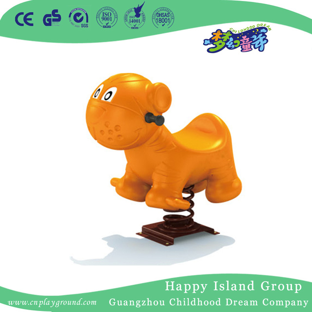 Outdoor School Cartoon Animal Plastic Rocking Ride Equipment (HJ-20304)