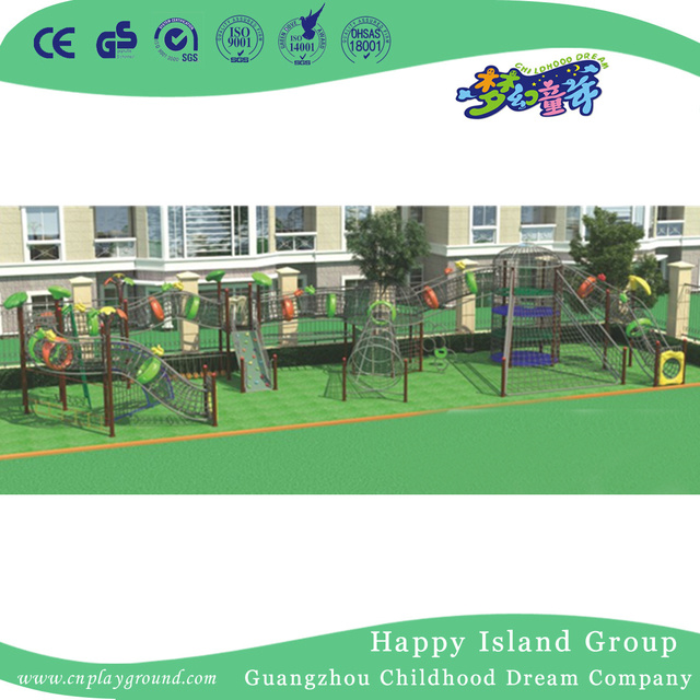 Outdoor Large Parallel Rope Network Series Climbing Frame (1919501)