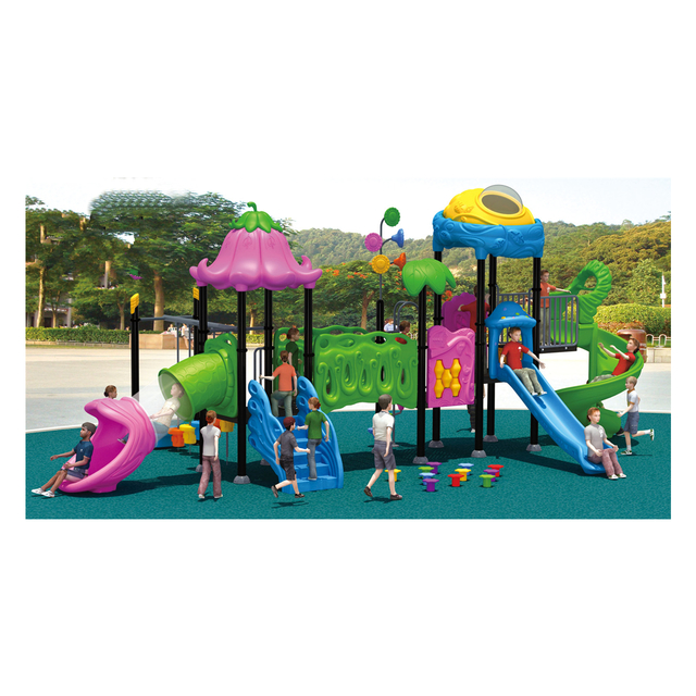 Amusement Park Outdoor Pink and Green Vegetable Playground For Children (HJ-12301)