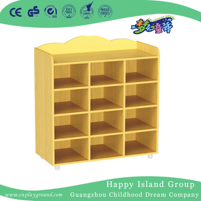 .Kindergarten Wooden Clothes And Shoe Cabinet on Stock(HG-4208) 