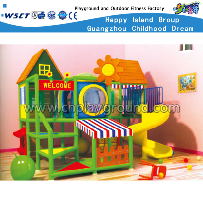 Children Indoor Play House With Slide Playground(HD-9206)