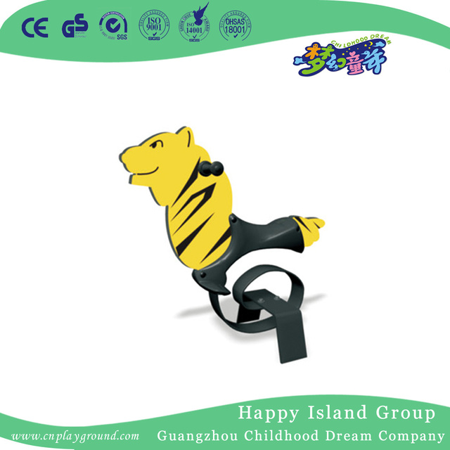 Outdoor Animal Feature PE Board Rocking Ride Equipment For Kids (HJ-20407)