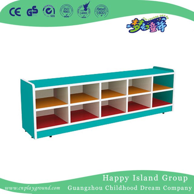 Hot Sale Kindergarten Furniture Wooden Kids TV Stand on Stock (HG-6110)