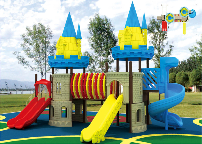 Outdoor Castle Playground Children Amusement Park Playground Equipment (HF-15802)