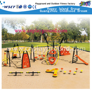 Large Scaled Climber And Swing Combination Steel Structure Playground(HA-11601)