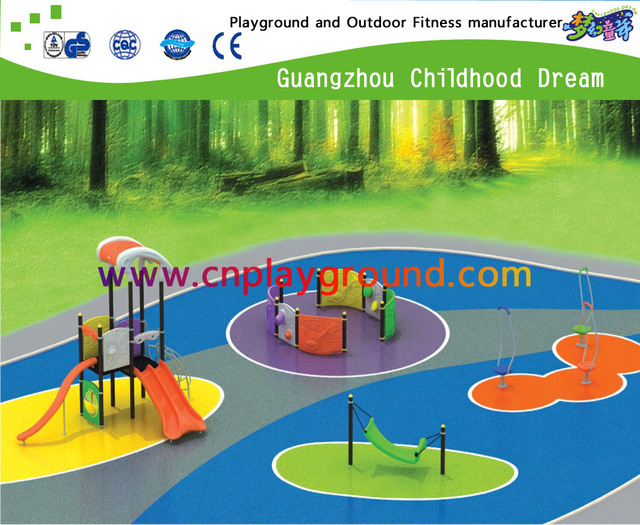 Outdoor Small Plastic Rock Climbing Wall Playgrounds (A-17203)