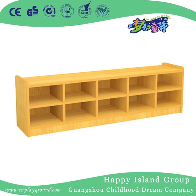 Kindergarten Natural Wood Storage Cabinet (HG-4303)