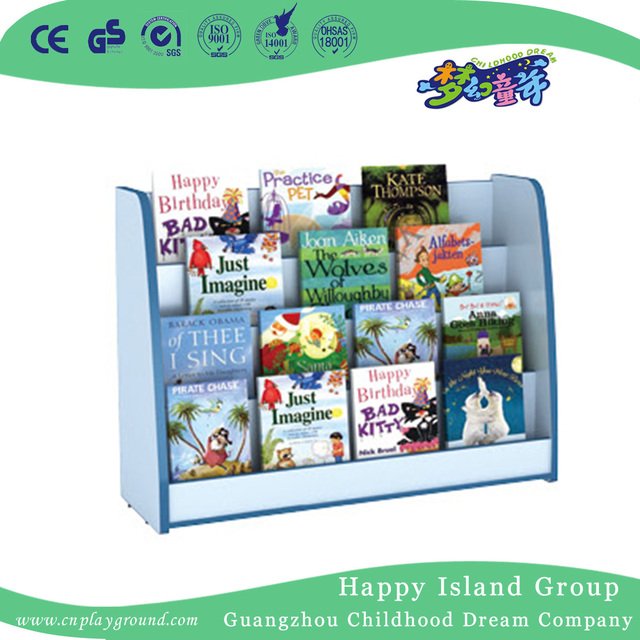 School Children Wooden Staged Book Shelf (HG-6103)