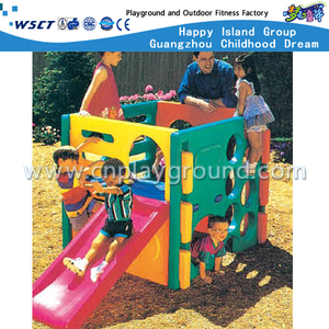 Outdoor Small Plastic Slide Toys Playground for Toddler (M11-09304)