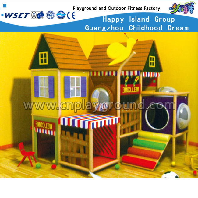 High Quality Plastic Children Small Indoor Playground (HD-9205)