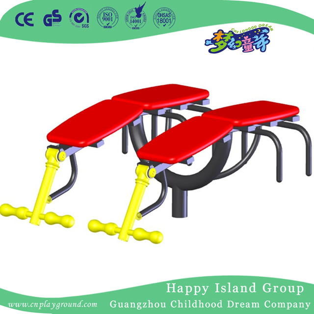 Outdoor Physical Exercise Equipment Single High Supine Board 