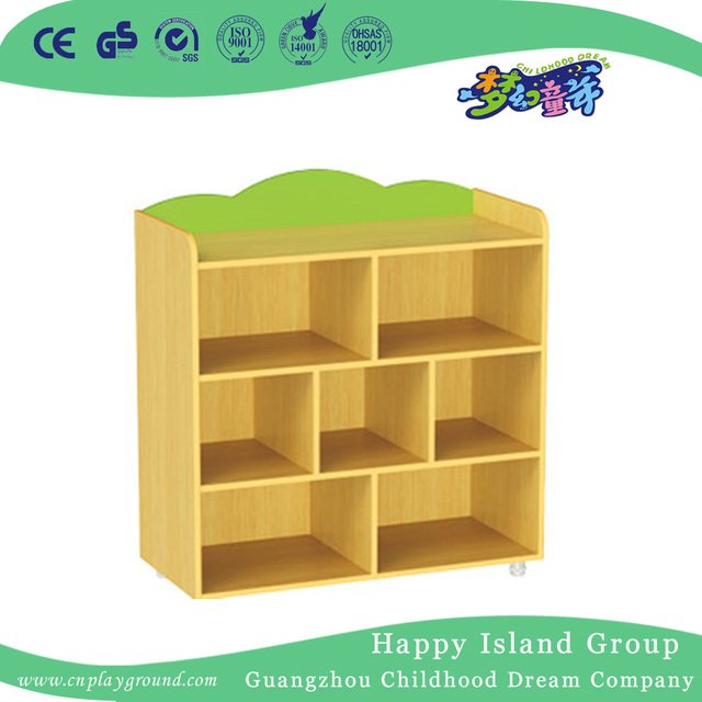 .Kindergarten Wooden Clothes And Shoe Cabinet on Stock(HG-4208) 