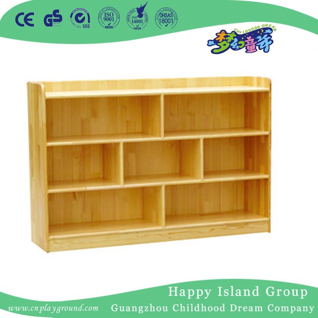Kindergarten Natural Wood Storage Cabinet (HG-4303)