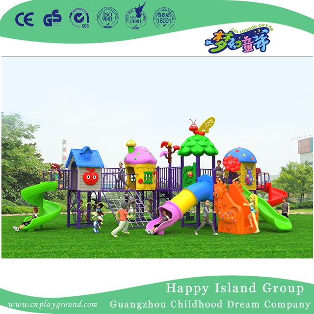  New Outdoor Small Colorful Mushroom House Children Playground Equipment (H17-A13)