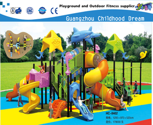 Wonderful See Breeze Galvanized Steel Playground Children Play for Sale (HD-2401) 