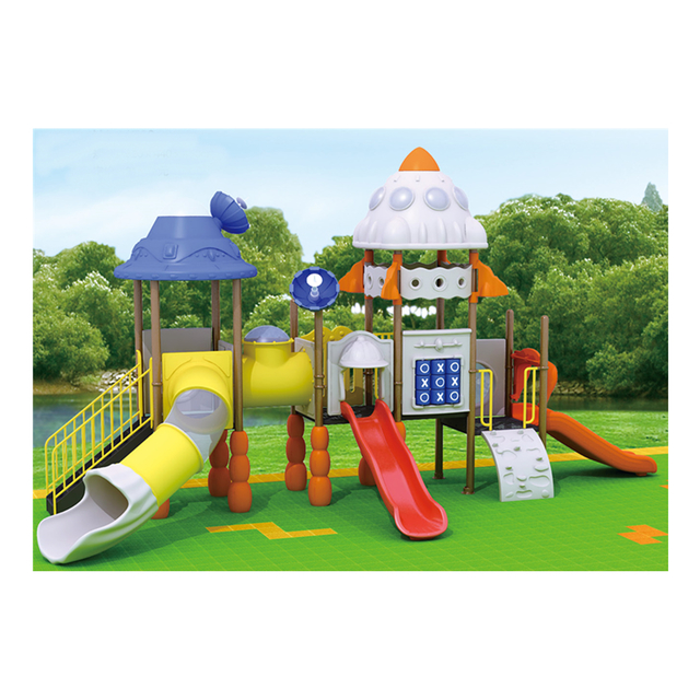 Outdoor Combination Outer Space Slide Playground with Swing (HJ-11601)