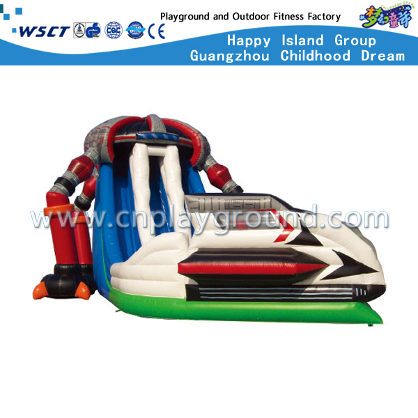 Outdoor Shark Design Inflatable Slide for Children Adventure (HD-9502)
