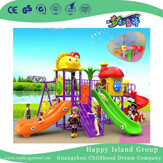 Outdoor Slide Cartoon Children Playground Equipment (BBE-A59)