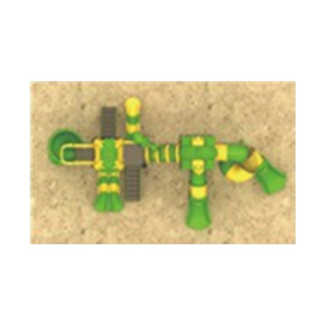 Green Outdoor Big Cartoon Animal Playground (ML-2003802)