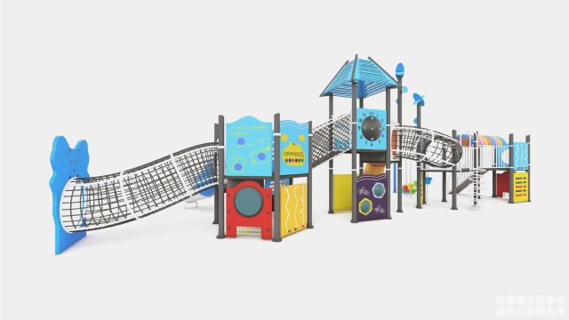 Large Non-Standard Ocean-Themed Multi-Function Outdoor Play Set (HHK-0508)