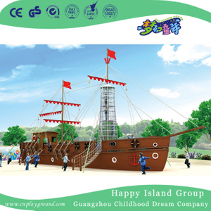 Outdoor Gigantic Children Wooden Pirate Ship Playground (HHK-5602)