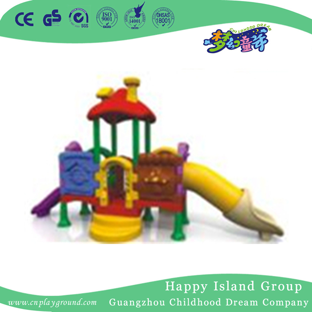 Kids Outdoor Plastic Toys Small Slide Playground For Sale (WZY-473-38)