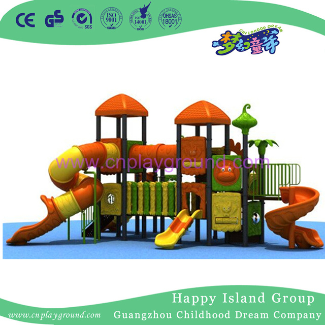 New Design Outdoor Children Cartoon Plastic Playground Equipment (HD-2901C)