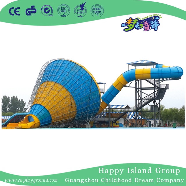 Outdoor Super Bowl Water Slide Playground For Family (HHK-9901)