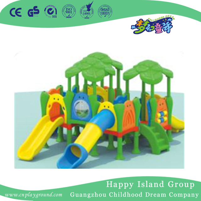 Outdoor Bright Color Children Small Slide Playground (WZY-418B))