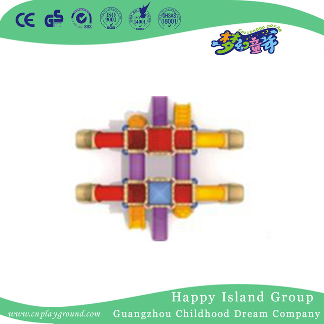 Outdoor Castle Plastic Small Slide Playground On Promotion (WZY-483-10)