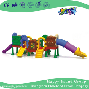 Indoor Plastic Small Combination Slide Playground Equipment (WZY-473-42)