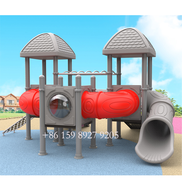 2 roof small outdoor playground kids play set+8615989279205-wi
