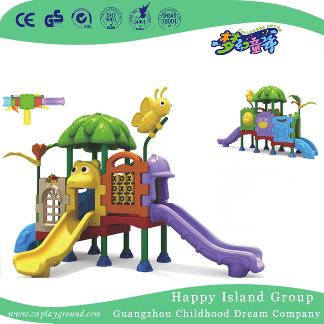 High Quality Commercial Children Plastic Small Slide Playground (ML-2008101)