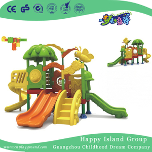Cartoon Animal Plastic Small Slide Playground (ML-2008701)