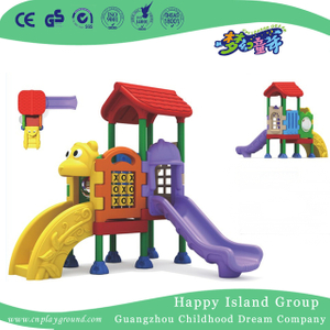Simple Cartoon Plastic Small Slide Playground Equipment (ML-2009001)