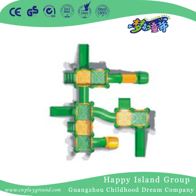High Quality Outdoor Plastic Small Combination Slide Playground Equipment (WZY-414)