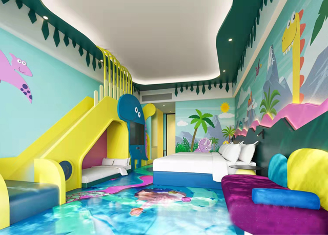 hotel family room dinosaur play set+8615989279205