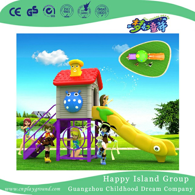 Simple Little House Children Slide Playground (BBE-A11)