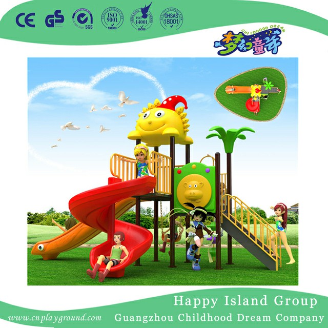 High Quality Outdoor Plastic Children Slide Playground (BBE-B44)