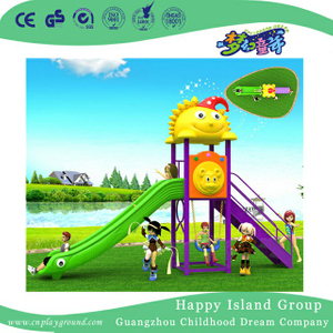 Cartoon Small Single Slide Children Playground (BBE-A48)