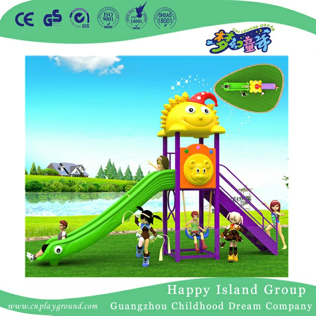 Small Single Cylinder Slide Children Playground (BBE-A47)