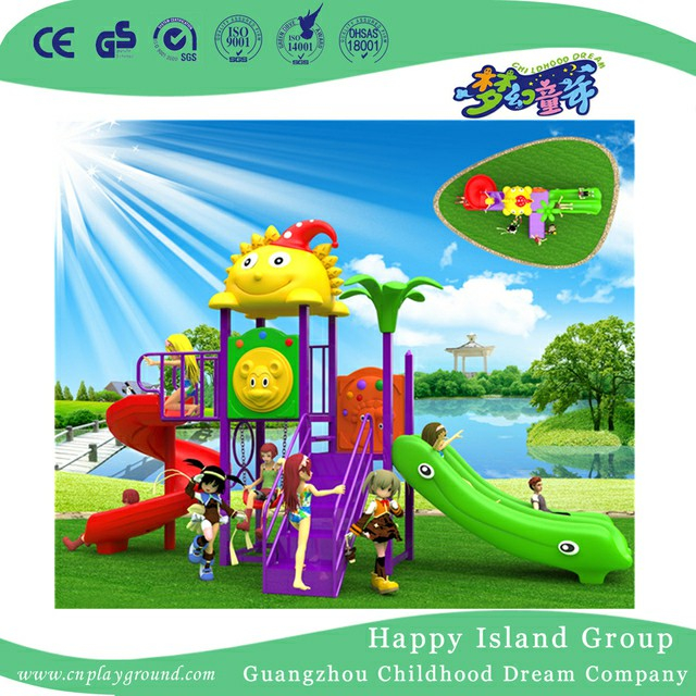 Outdoor Children Combination Slide Playground With Swing (BBE-A54)