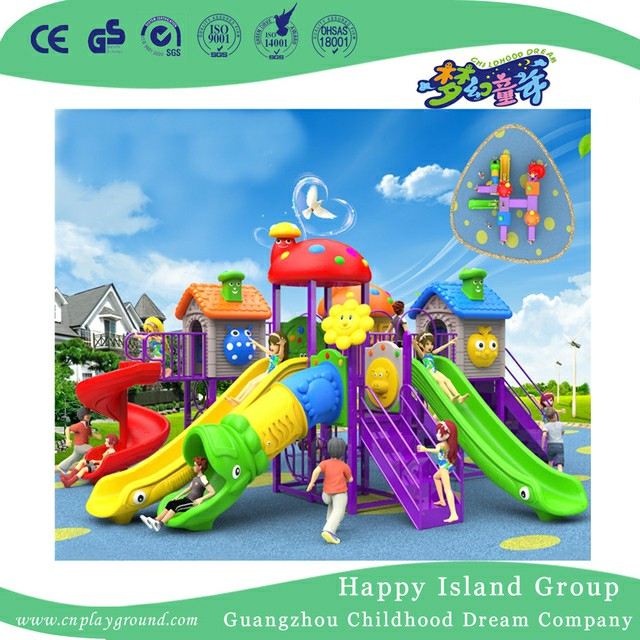 Bright Colorful Plastic Slide Children Playset (BBE-A37)