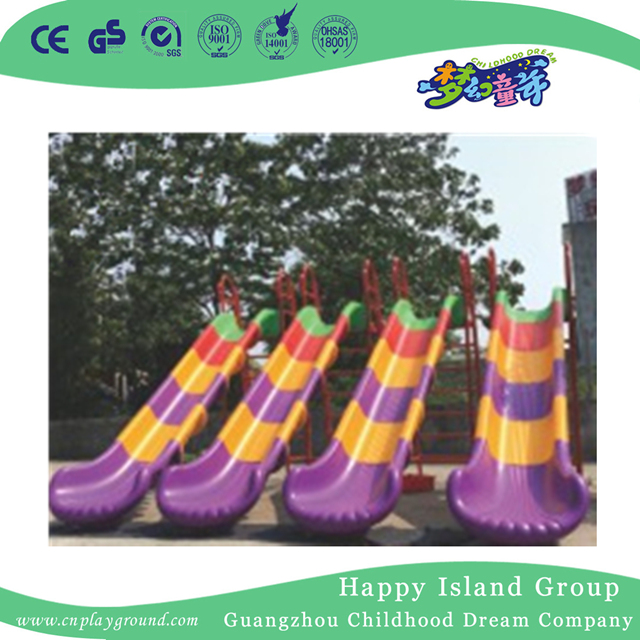 Simple Children Single Plastic Slide Playground Equipment (ML-2010301)