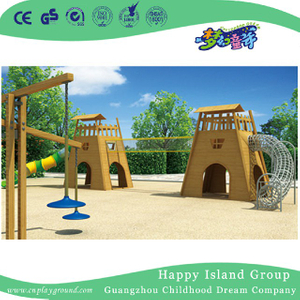 Amusement Park Wooden Castle Climbing Playground Equipment (HHK-1804)