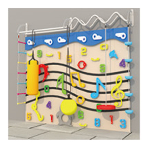 Play climbing structure with notes patterns(HLD-10305)