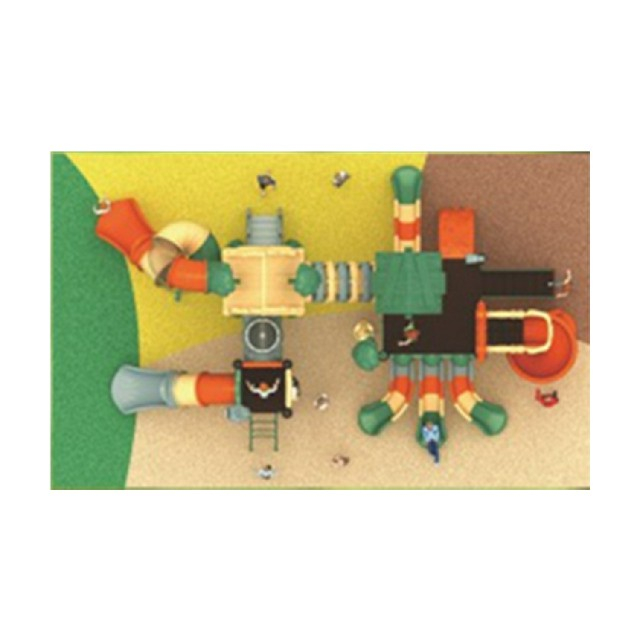 Outdoor Commercial Tree House Children Slide Playground (ML-2001201)