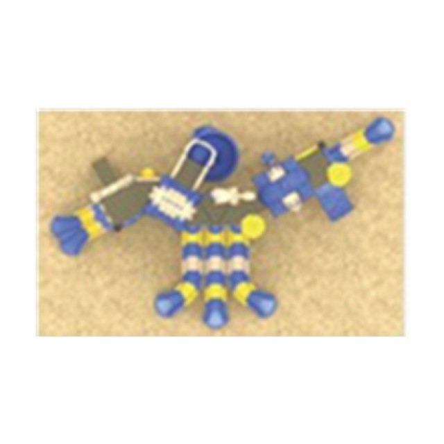 Outdoor Large Children Triple Slide Animal Playground (ML-2003501)